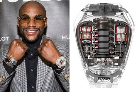 hublot laferrari watch mayweather|Undefeated Champ Floyd Mayweather’s Hublot Collection.